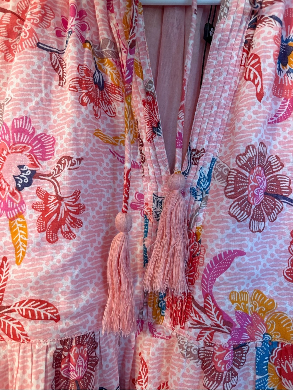 Molly Bracken Pink Alba Floral Tiered Maxi Dress - Picture 7 of 15